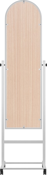 thumbnail of Décoshop26 - Ganzkörper-Schwenkspiegel – Weißer Metallrahmen – Mit Rollen 10_0008381 10_0008381