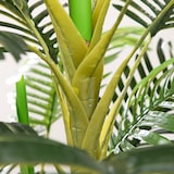thumbnail of HOMCOM Planta Artificial Palmeira Areca com Vaso e 30 Folhas Decoração para Interior e Exterior Ø19,5x190 cm Verde