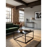 thumbnail of Couchtisch 60x60x40 cm Metall Wohnzimmertisch Industrial Schwarz, Sofatisch Quadratisch, Loungetisch Kaffeetisch Stahl, Beistelltisch