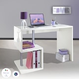 thumbnail of Web Furniture ESSE Scrivania Melaminico 100cm   Bianco Lucido