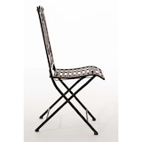 thumbnail of Chaise de jardin en métal Sibell Bronze