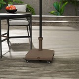 thumbnail of Outsunny Base per Ombrellone con Ruote Riempibile fino 20 kg Marrone