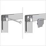 thumbnail of Pizarra NOBO Essence acero lacado 1200X1200mm, blanco