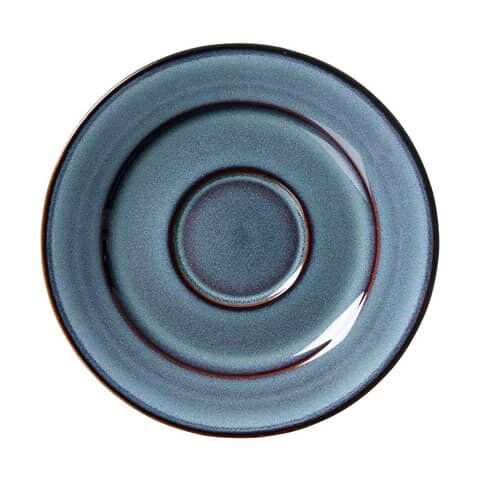 Kaffee-Untertasse Bali, 15,5cm, 6 Stück, blau