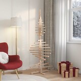 thumbnail of vidaXL Weihnachtsbaum Holz zum Schmücken 180 cm Massivholz Kiefer