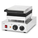 thumbnail of VERTES wafelijzer op stokje, 4 stuks, 0–300 °C regelbaar, 1800 W, RVS, timer, antiaanbak, koel handvat