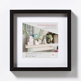 thumbnail of Marco de fotos de madera 3D Stockholm 40x40 cm NEGRO