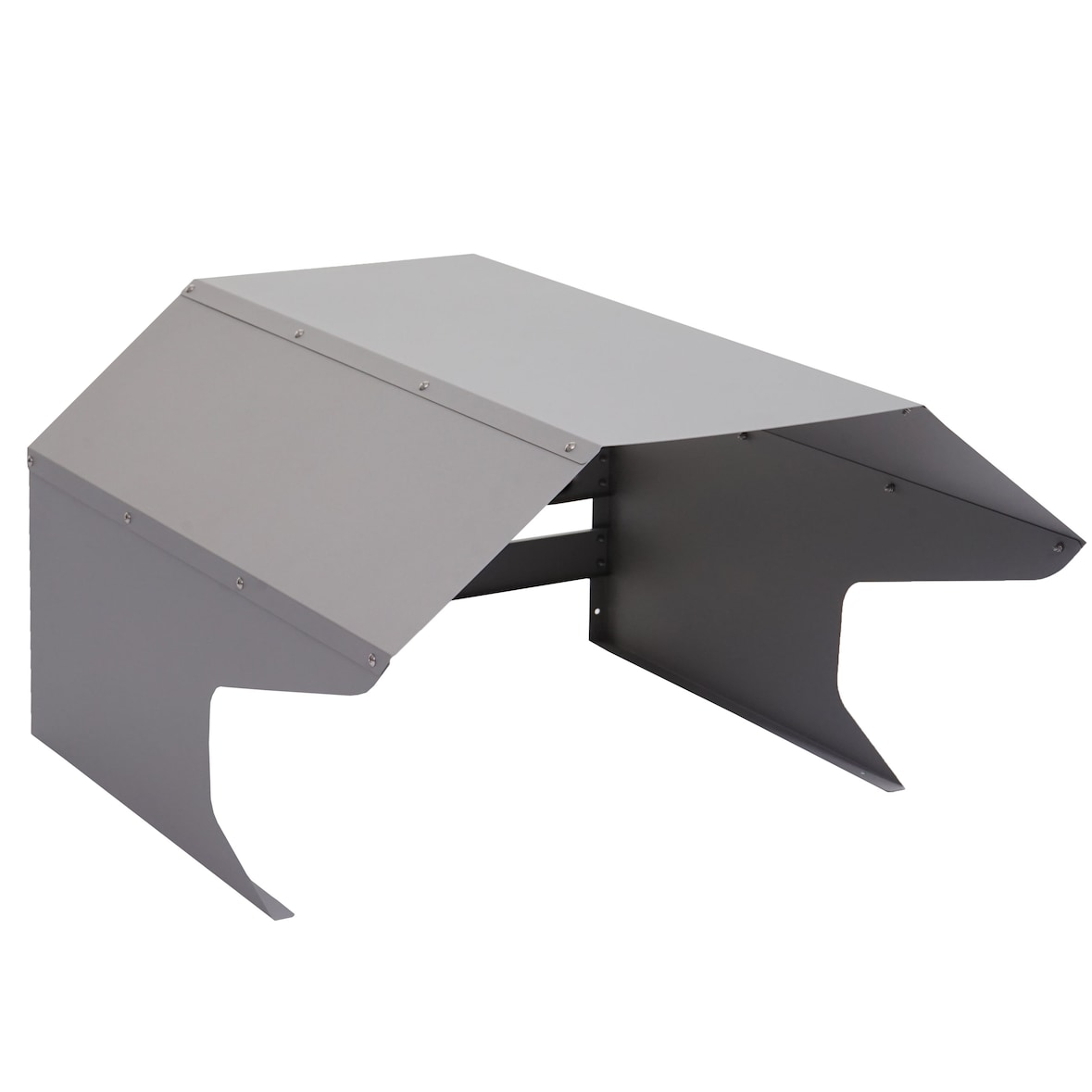 Garaje para robot cortacésped HWC-L43, cubierta para cortacésped, metal 40x59x69cm ~ gris