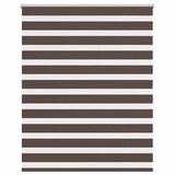 thumbnail of Dubbel rolgordijn zijtrek Duo rolgordijn 120 x 175 cm bruin