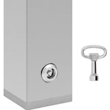 thumbnail of ulsonix Cenicero de pared - para exteriores e interiores - con cierre - 11 x 8 x 49 cm