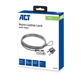 thumbnail of ACT AC9030 Laptopslot | Nano Security Lock | 2 Sleutels | 2 meter