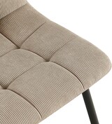 thumbnail of Esszimmerstuhl Antibes Cordbezug taupe