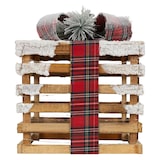 thumbnail of ECD Germany 3er Set LED-Geschenkboxen Braun, Holz geschneit, batteriebetrieben mit Timer, Weihnachtsdeko Leuchtboxen, Beleuchtete Weihnachtsgeschenke