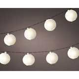 thumbnail of LED Solar Lichterkette Lampions 3,5m Nylon Warmweiß
