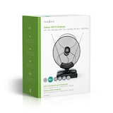 thumbnail of Antenne Hdtv D'intérieur  0 - 25 Km  Gain De 30 - 36 Db  Fm/vhf/uhf  Noire Usage Non Intensif Nedis
