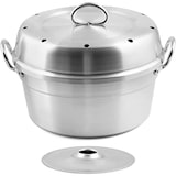 thumbnail of Home Fornetto Gas Versilia Con Coperchio Alluminio, Argento, Cm 28