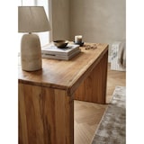 thumbnail of Schreibtisch BOHA Massiv-Holz Akazie Computertisch 140 cm breit Echtholz Design Ablage Büro-Tisch
