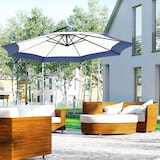 thumbnail of Outsunny Ombrellone da Giardino 3x2 m a Braccio con Base a Croce Blu