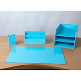 thumbnail of Exacompta 13462D 4x driedelige brievenbak in karton voor A4+ documenten, Aquarel, pastelblauw