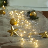 thumbnail of LED Tischläufer 50 warmweiße LED Weihnachtsdeko Draht-Tischläufer L:1m