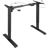 thumbnail of tectake Cadre de bureau assis debout, réglable en hauteur électriquement 85-129x65x71-121cm - noir - 403001