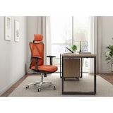 thumbnail of SIHOO silla de oficina silla de escritorio, ergonómica, soporte lumbar ajustable, 150kg de capacidad de carga ~ sin reposapiés, naranja