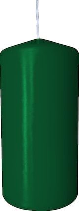 thumbnail of 12 Stumpen Kerzen 60x120mm dunkelgrün