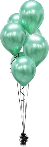 thumbnail of 7 glossy Luftballons grün