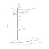 thumbnail of Supporto per LCD/TV ROLINE, 32-55 pollici, fino a 40 kg, colore argento