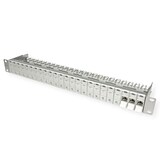 thumbnail of METZ CONNECT E-DAT modul Patchfeld 24x8, Cat.6, lichtgrau