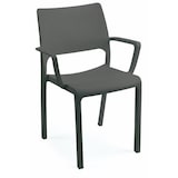 thumbnail of METRO PROFESSIONAL Sedia con braccioli impilabile Tramontana, plastica, antracite