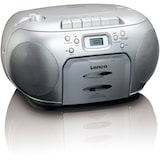 thumbnail of LENCO SCD-420SI CD-Radio mit Kassette, silber