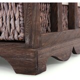 thumbnail of Panca cassettiera shabby vintage 5 ceste legno di paulonia 36x77x45cm marrone