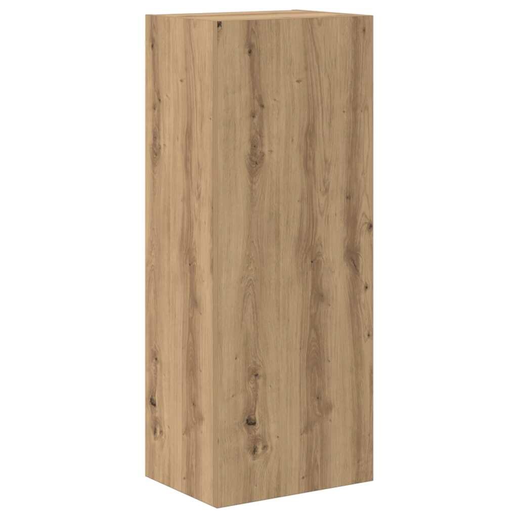 vidaXL TV-Wandschrank Artisan-Eiche 40,5 x 30 x 102 cm Holzwerkstoff