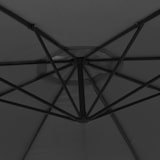 thumbnail of vidaXL Zweefparasol met aluminium paal 350 cm antracietkleurig