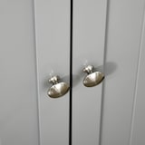 thumbnail of HOMCOM armario de cocina armario despensa cocina con 2 puertas y 16 estantes alacena moderna con estantes ajustables 60x30x104 cm gris