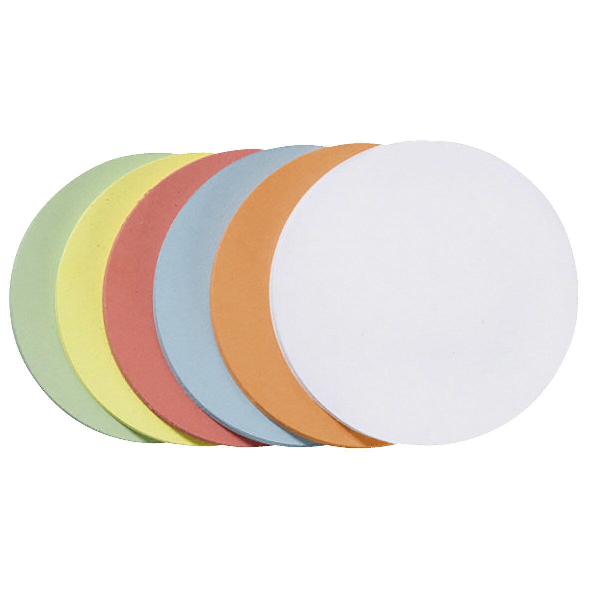 Franken Moderationskarten mittel, rund, farbig sortiert, 250 Stück