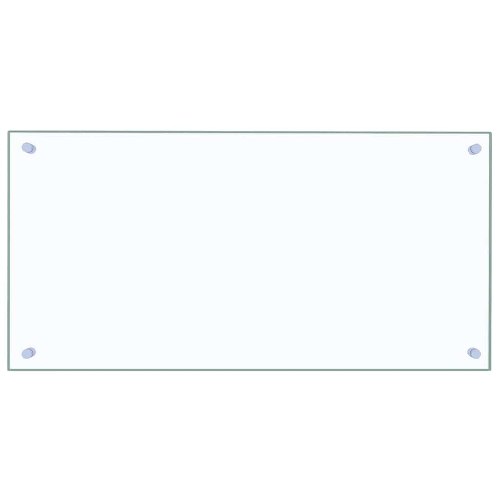 vidaXL Küchenrückwand Transparent 80×40 cm Hartglas