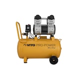 thumbnail of Compressor de ar silencioso 50 litros 1.5 CV 1100W 8 bar VITO