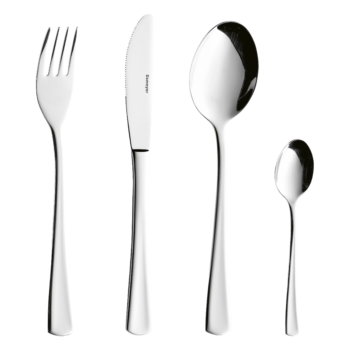 24-teiliges Besteckset STOCKHOLM aus Edelstahl 18/10, poliert. Messer aus Klingenstahl.