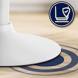 thumbnail of Barhocker Laurel Stoff creme/Metall matt weiss