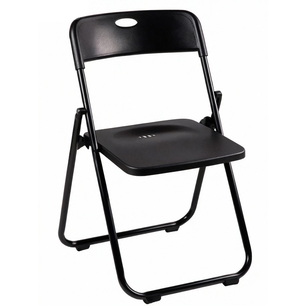 Silla Plegable Profesional Negra de Alta Resistencia para Eventos y Catering