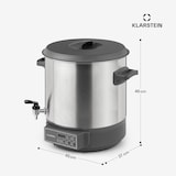 thumbnail of Lady Marmalade Einkochautomat Getränkespender 27L 100°C 12h Edelstahl Silber