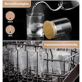 thumbnail of Five Stars® Voorraadpotten - Glazen Potjes Met Deksel - 280 ML - 10 Delige Set - BPA-vrij - Inclusief Pen & Herschrijfbare Stickers