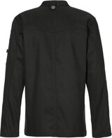 thumbnail of 227 - Kochjacke Westernstyle, langarm, Druckknöpfe : schwarz 65% Polyester 35%Baumwolle 220 g/m² 3XL