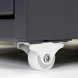 thumbnail of Rollcontainer Boston T851, Schubladenschrank Stahlschrank, 110x28x41cm 10 Schubladen ~ dunkelgrau