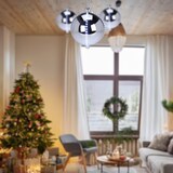 thumbnail of WellHome - Palla di Natale a LED con 4 strisce luminose Ø15cm colore argento