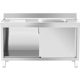 thumbnail of Royal Catering Lavello cucina - Acciaio inox - 1 vasca-  - 140 x 60 cm