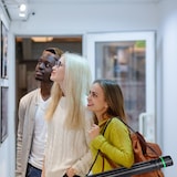 thumbnail of Relaxdays Teleskop Posterrolle, bis Größe A0, verstellbarer Tragegurt, Schraubdeckel, 64 - 100 cm, Kunststoff, schwarz