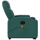 thumbnail of vidaXL Massagesessel mit Aufstehhilfe Dunkelgrün Stoff